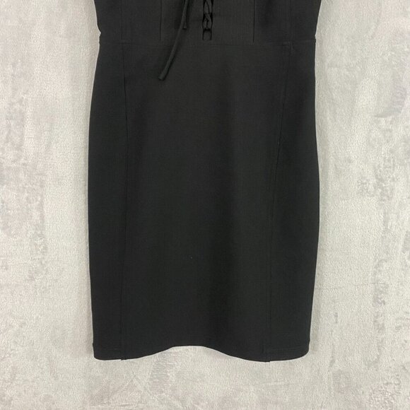 Diane von Furstenberg Sweetheart Scottland Mini Dress Women's 4 Black Sleeveless - Picture 11 of 16